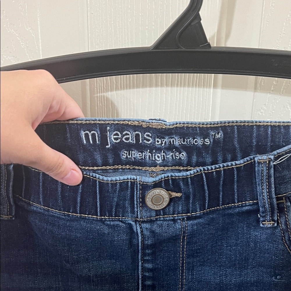 Maurices Dark Navy Flare Jeans - Picture 4 of 5